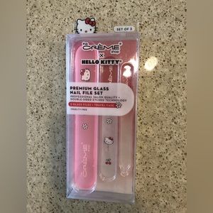 The Crème Shop x Hello Kitty Premium Glass Nail File Set Pink